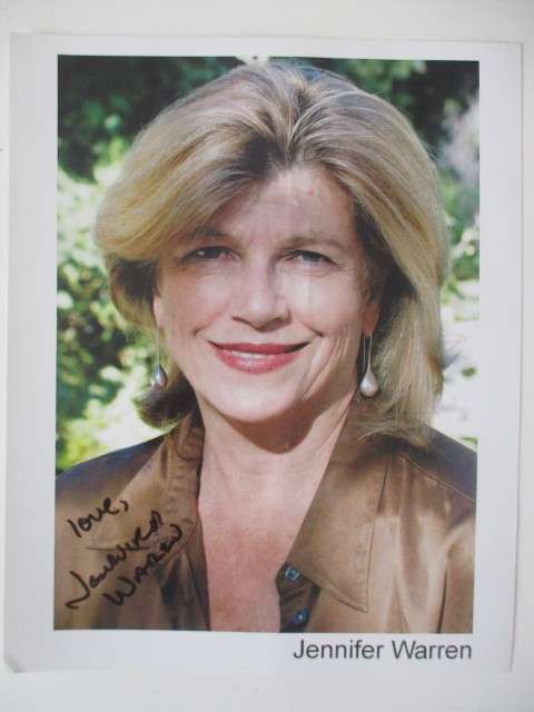 AUTOGRAPHED / SIGNED - JENNIFER WARREN - SLAP SHOT  A4