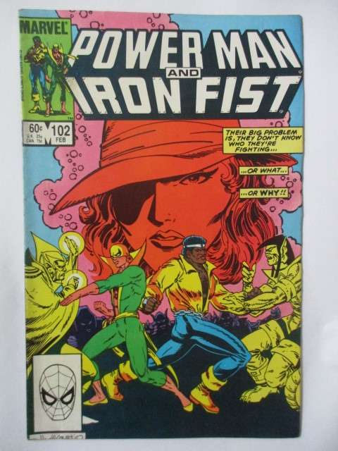 MARVEL COMICS - POWER MAN AND IRON FIST  -  VOL. 1  NO. 102  1984