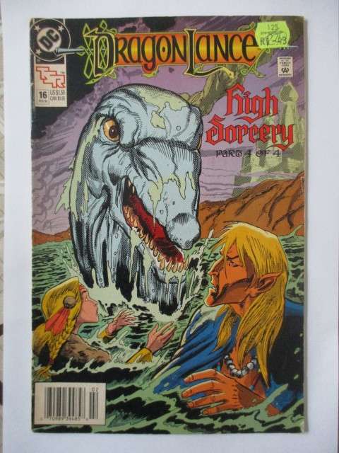 DC COMICS - DRAGON LANCE  - NO. 16  - 1990