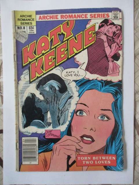ARCHIE ROMANCE SERIES  - KATY KEENE -   VOL. 1 NO. 8 1985