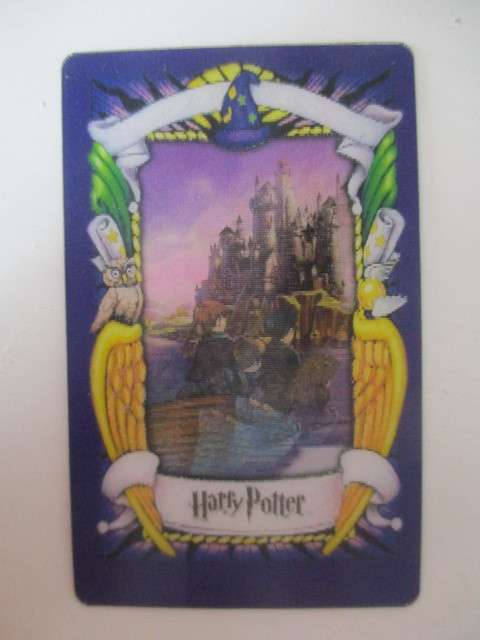 CHOCOLATE FROG - 3D HOLOGRAPHIC  - HARRY POTTER - TRADING CARD - HOGWARTS - WARNER BROTHERS 2001