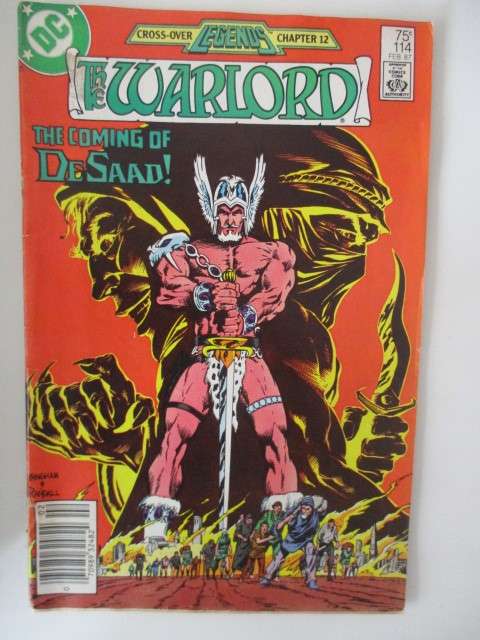 DC COMICS - THE WARLORD  - NO. 114  1987