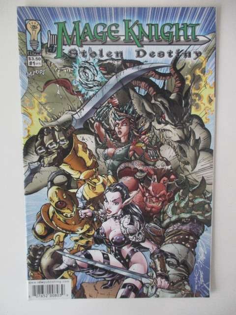 IDW  COMICS  - MAGE KNIGHT STOLEN DESTINY -  NO. 1     --   2002
