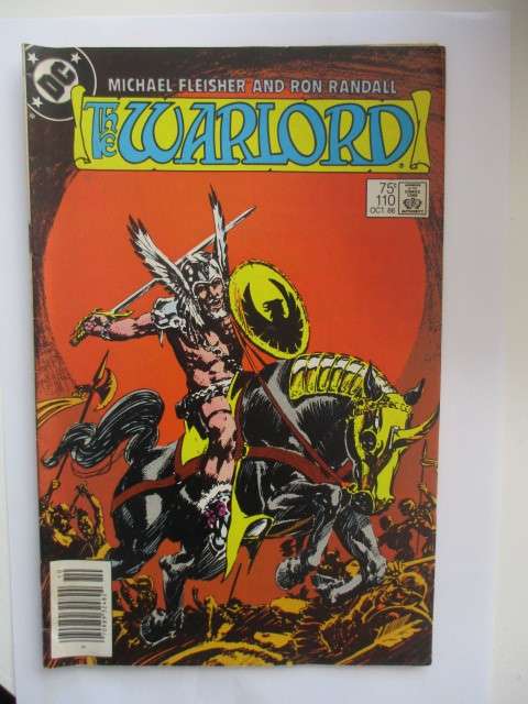 DC COMICS - THE WARLORD -  NO. 110  - 1986