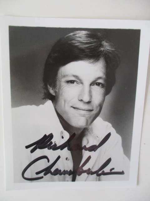 AUTOGRAPHED / SIGNED - RICHARD CHAMBERLAIN THE THORN BIRDS