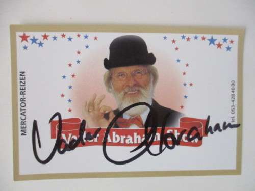 AUTOGRAPHED / SIGNED - VADER ABRAHAM THE SMURFS!!!!  RARE !!!!