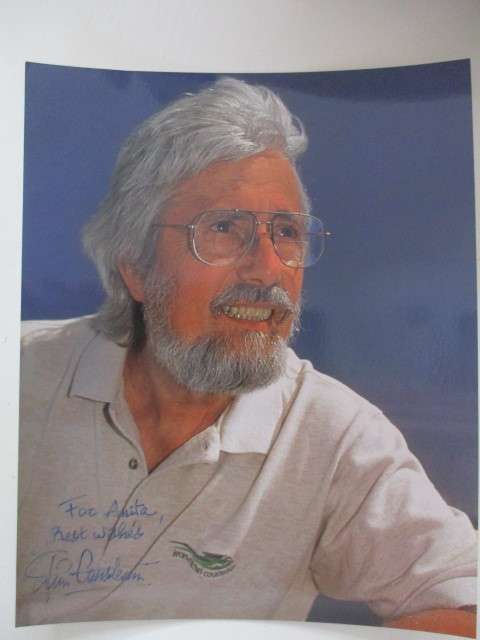 AUTOGRAPHED / SIGNED - JEAN-MICHEL COUSTEAU SON OF JAQUE COSTEAU !!!
