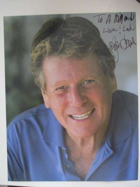 AUTOGRAPHED / SIGNED - RYAN O NEAL - FORMER BOXER / ACTOR A4 SIZE