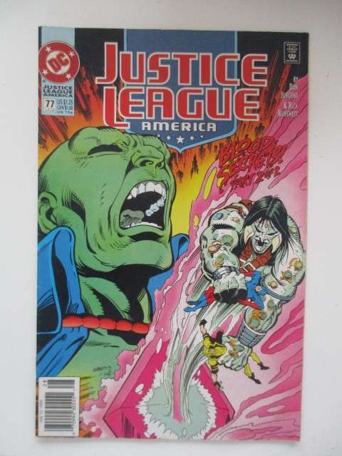DC COMICS - JUSTICE LEAGUE -  NO. 77  1993   - MINT CONDITION