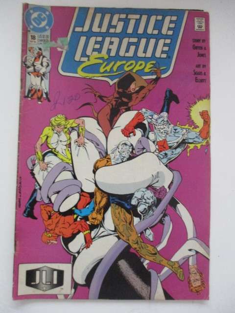 DC COMICS - JUSTICE LEAGUE - NO. 18   1990
