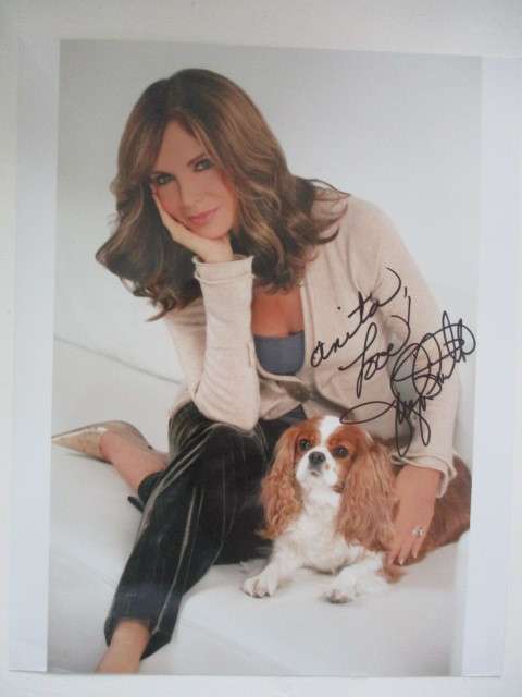 AUTOGRAPHED / SIGNED - JACLYN SMITH - CHARLIES ANGELS  - A4 SIZE