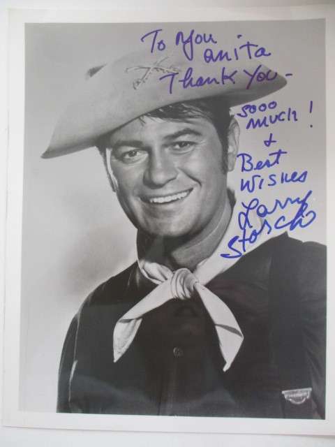 AUTOGRAPHED / SIGNED - LARRY STORCH - F TROOP 1965- 1967 - A4 SIZE