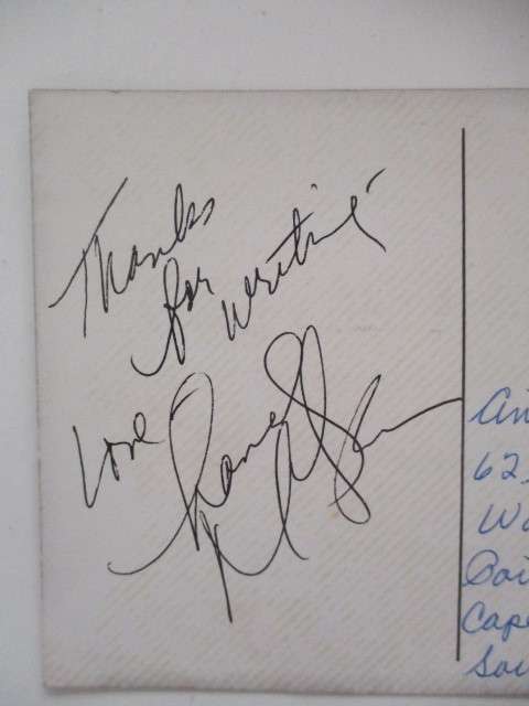 PRINTED AUTOGRAPH - NANCY MCKEON  - FROM THE FACTS OF LIFE - POSTCARD