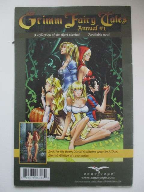ZENESCOPE COMICS  - NO. 2 CINDERELLA - GRIMMS FAIRLYTALES  2007
