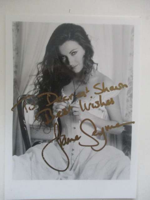 AUTOGRAPHED / SIGNED - JANE SEYMOUR - DR QUINN MEDICINE WOMAN