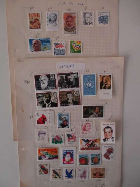 AMERICA - MINT MOUNTED STAMPS