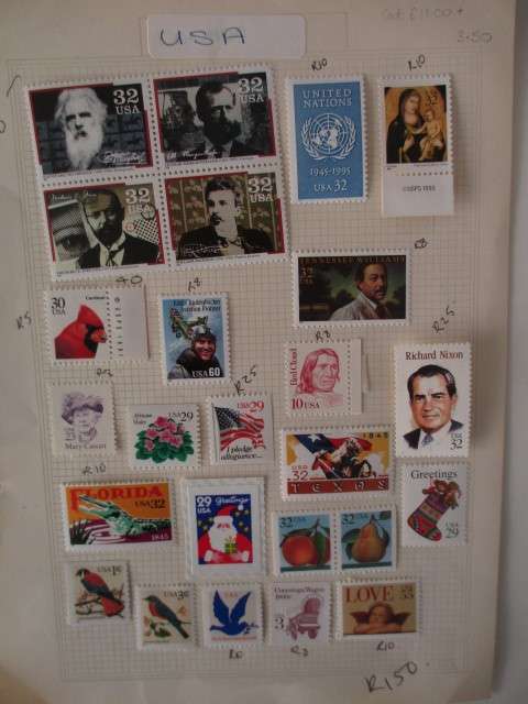 AMERICA - MINT MOUNTED STAMPS