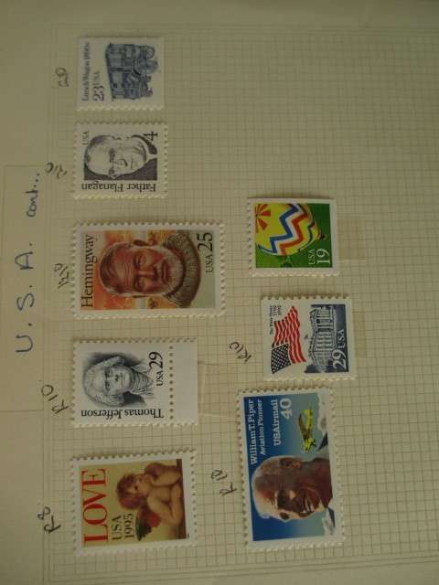 AMERICA - MINT MOUNTED STAMPS