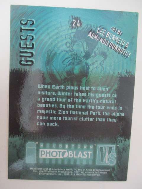 PHOTOBLAST WILD STORM TRADING CARDS - GUESTS NO. 24