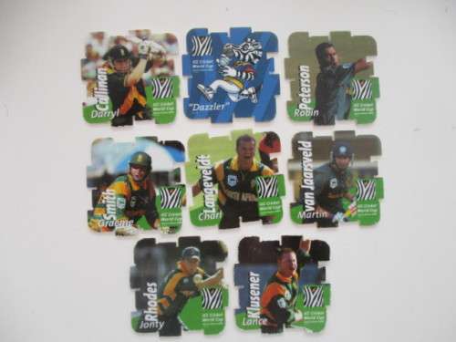 SIMBA HOWZAT  CRICKET  TAZOS 8 PIECES