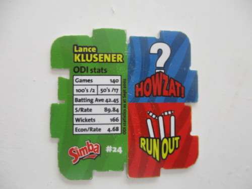 SIMBA HOWZAT  CRICKET  TAZOS 8 PIECES
