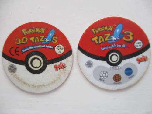 10 POKEMON TAZOS  AND 2  3D POKEMON TAZOS  -  12 PIECES