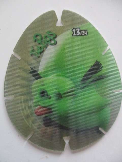 ANGRY BIRDS 3D TAZOS - NO. 13  THE PIGS