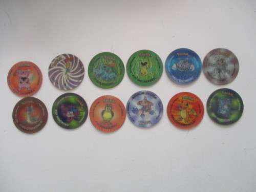 POKEMON 12  3D  TAZOS