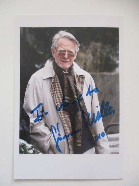 AUTOGRAPHED/ SIGNED BRIAN MILLER ACTOR  POSTCARD SIZE