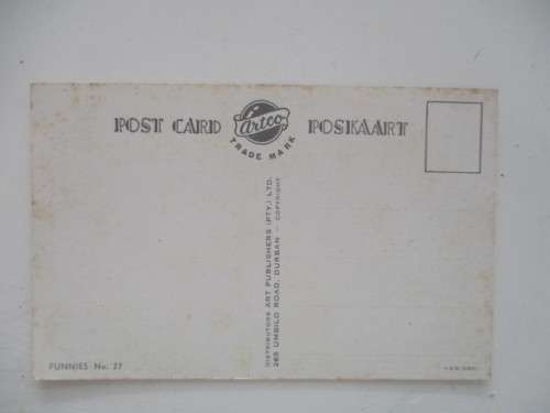 ARTCO  -  POSTCARDS NO. 27 - BRITISH HUMOUR