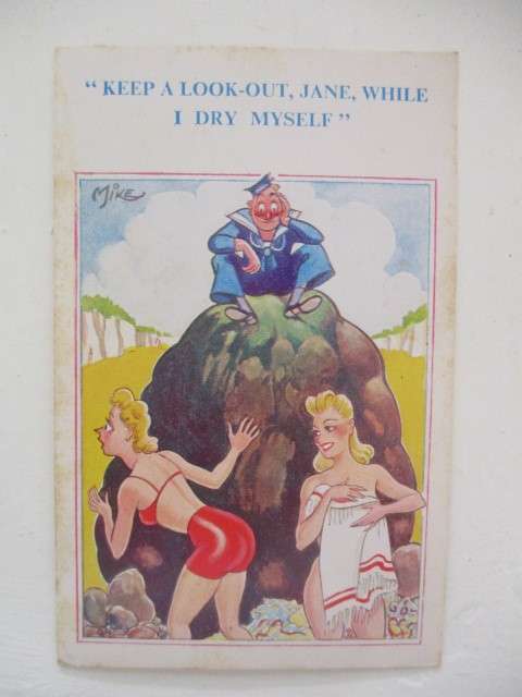 PRINT-AD POSTCARD  - BRITISH HUMOUR