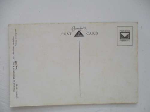 BAMFORTH   - POSTCARD - BRITISH HUMOUR