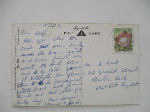 BAMFORTH   -  POSTCARD