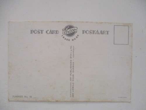 ARTCO  -  POSTCARD BRITISH HUMOUR