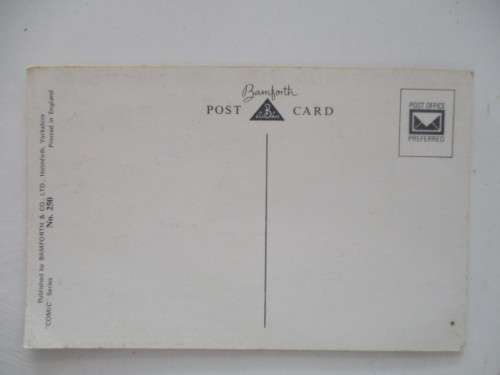BAMFORTH POSTCARD - BRITISH HUMOUR