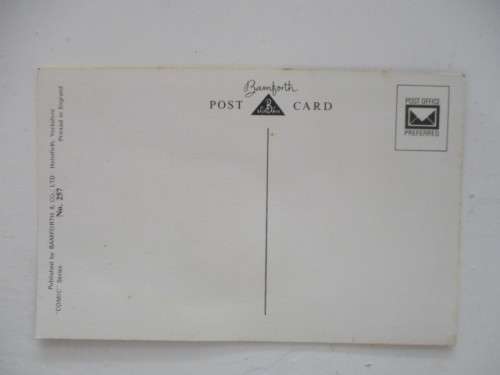 BAMFORTH  - POSTCARD - BRITISH HUMOUR