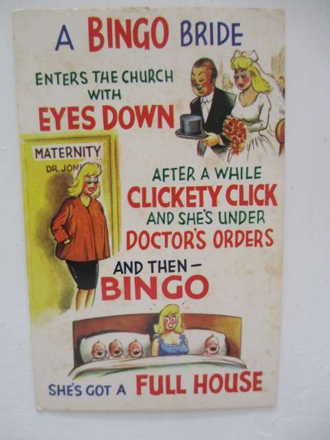 VINTAGE CARTOON  BAMFORTH - POSTCARD