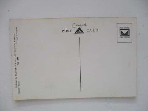 VINTAGE  CARTOON BAMFORTH   - POSTCARD