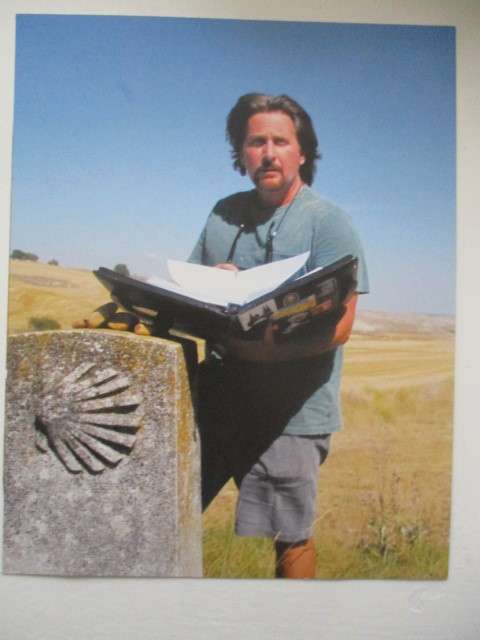 AUTOGRAPHED/ SIGNED - EMILIO ESTEVEZ - THE WAY  BOOKLET A4 SIZE