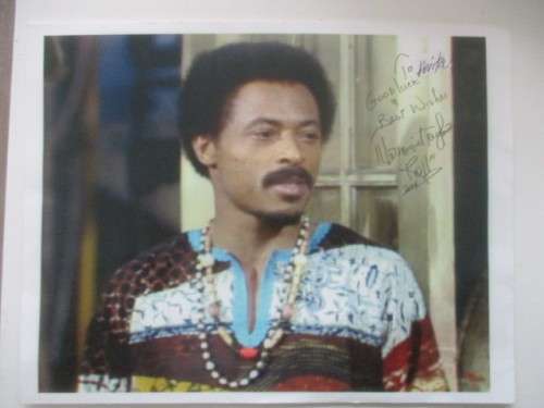 AUTOGRAPHED / SIGNED -   HAND WRITTEN LETTER AND PHOTO NATHANIEL TAYLOR-  SANFORD AND SON