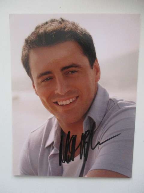 PRINTED AUTOGRAPH - MATT LE BLANC - FRIENDS  -