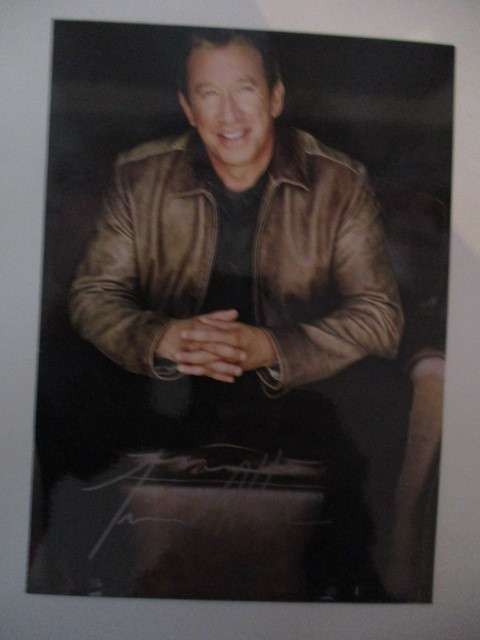 PRINTED AUTOGRAPH - TIM ALLEN - HOME IMPROVEMENT