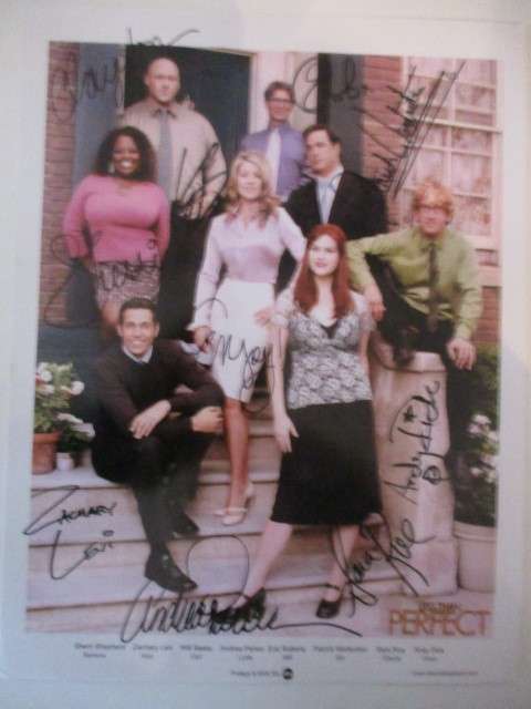 AUTOGRAPHED / SIGNED - ANDREA PARKER - LESS THAN PERFECT  A4  THE PRETENDER  SIZE
