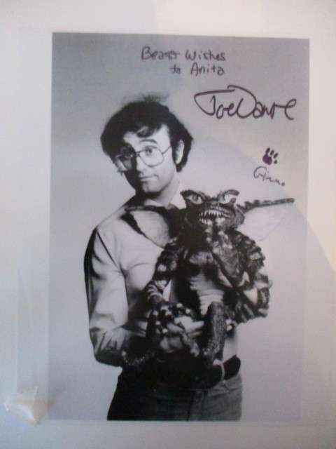 AUTOGRAPHED / SIGNED - JOE DANTE - DIRECTOR GREMLINS  - A4 SIZE