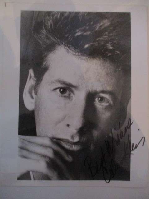 AUTOGRAPHED / SIGNED - CALVIN KLEIN FASHION DESIGNER A4 SIZE
