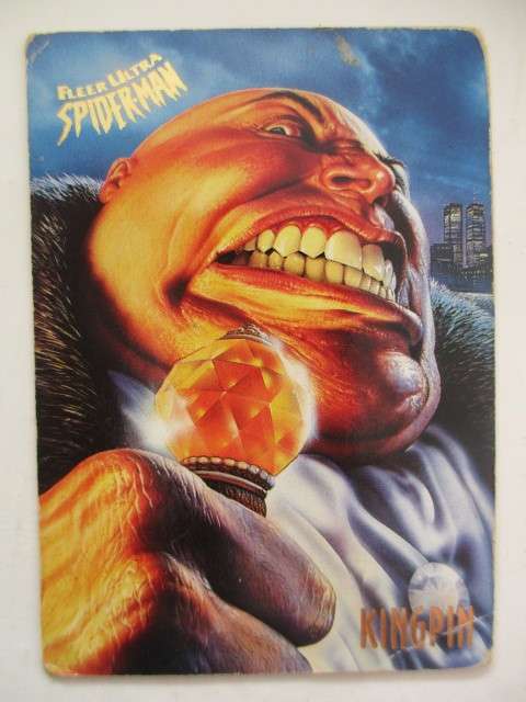 FLEER ULTRA SPIDERMAN  TRADING CARD  - KINGPIN