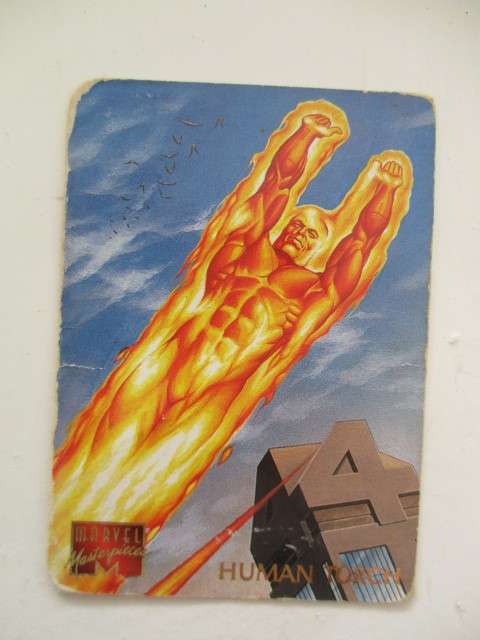 MARVEL TRADING CARDS  - MARVEL MASTERPIECES - HUMAN TORCH