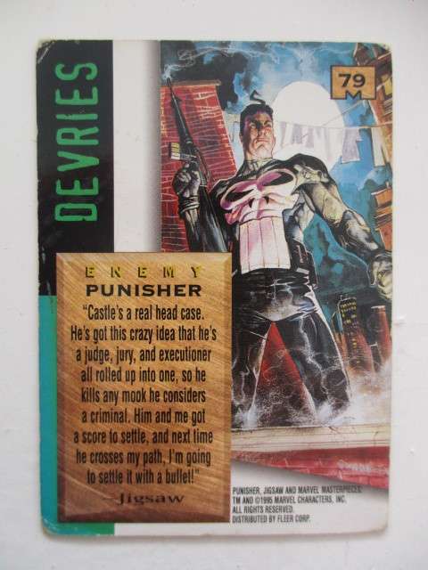 MARVEL TRADING CARDS - MARVEL MASTERPIECES - PUNISHER