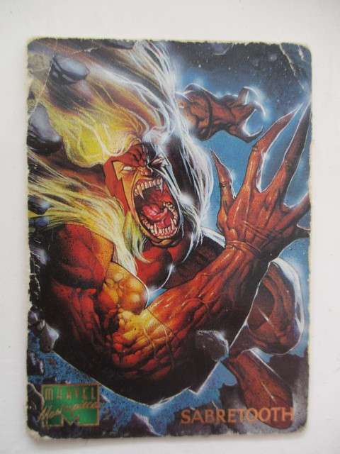 MARVEL TRADING CARDS   - MARVEL MASTERPIECES  - SABRETOOTH