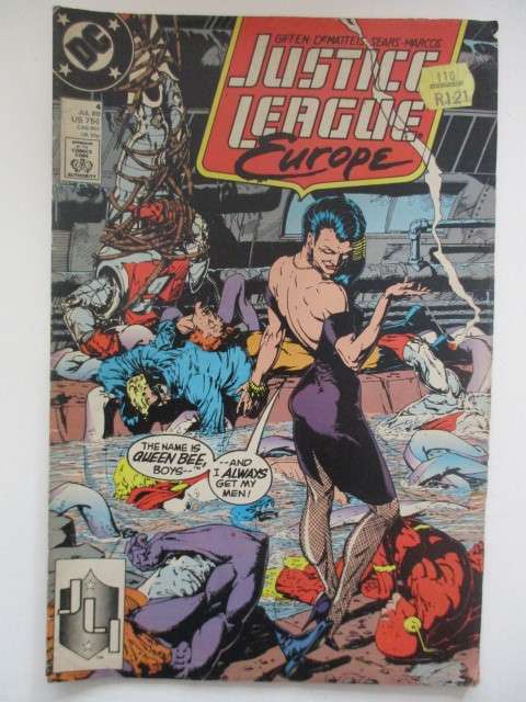 DC COMICS - JUSTICE LEAGUE  -  NO. 4  1989